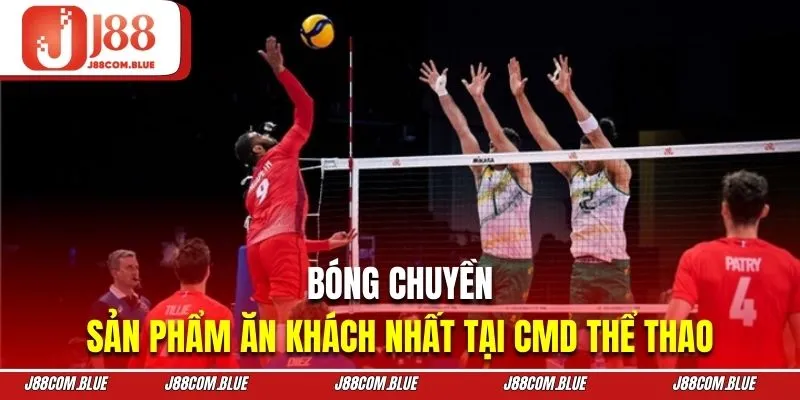 Bóng chuyền là sản phẩm ăn khách nhất tại CMD thể thao