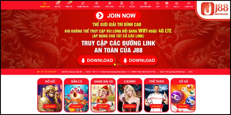 Vào link chuẩn nhà cái sẽ thấy liên kết tải về